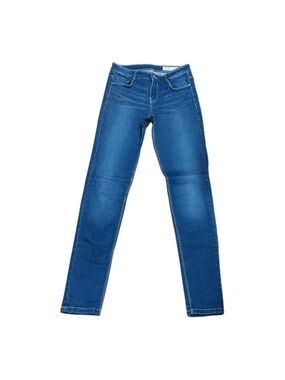 Zara TRF Denim Jeans Womens 4 Medium Blue Mid Rise Skinny Stretch Denim Pants